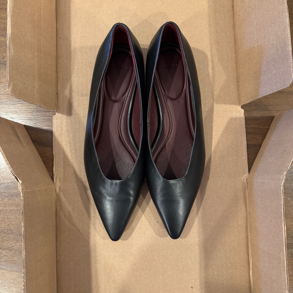 Vince Isabel Black flats
